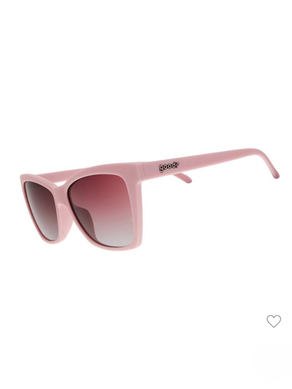 goodr Women's Pink Square Sunglasses